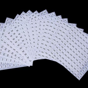 Etiquetas de Ropa para Adultos en Oferta de Fábrica, Etiquetas Adhesivas Redondas Personalizadas con Tallas M <span class=keywords><strong>S</strong></span> L XL XS - Product Image 5