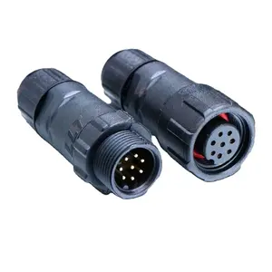 LLT M14 Pin male female electrical conductor straightelectrical terminal waterproof connector