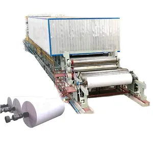 Wc & Servet Tissue Papier Maken Machine Half-Autometisch Papier Maken Machine Te Koop