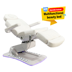 Cama de Masaje Eléctrica Ajustable con Ajuste de un Toque y Calefacción para Pestañas, Masajes y Cuidado Corporal - Product Image 1