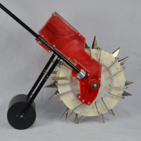 Mini semoirs de planteur de riz d'équipement agricole à distance réglable Machine à engrais 2 en 1