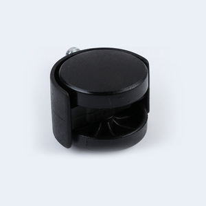 Roulettes de mobilier 2 pouces en polyuréthane, pivotantes et silencieuses, pour chaise de bureau, avec tige filetée, design minimaliste - Product Image 3