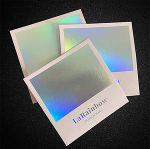 Tarjetas de Visita de Papel con Efecto de Estampado Láser Plateado de Lujo, Coloridas, Venta al Por Mayor - Product Image 2