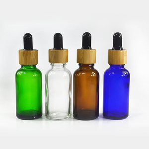 Botella <span class=keywords><strong>de</strong></span> Vidrio Esmerilado Transparente, Ámbar, Verde y Azul <span class=keywords><strong>de</strong></span> 5 ml, 10 ml, 15 ml, 20 ml, 30 ml, 50 ml, 60 ml y 100 ml para Aceites Esenciales con Gotero y Tapa <span class=keywords><strong>de</strong></span> Bambú - Product Image 2