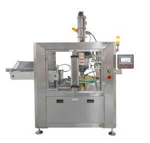 Machine de remplissage et de scellage de capsules de café <span class=keywords><strong>K</strong></span>-cup à double ligne, certifiée CE, pour café moulu, haute vitesse, directement de l'usine - Product Image 3