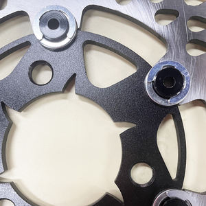 Placa de freno de disco de bicicleta de acero OEM 120mm 140mm 145mm Rotor de disco de bicicleta 6 pernos ajuste colorido para e-scooter Ebike Placa de freno de disco - Product Image 3