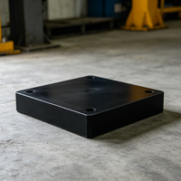 Plaques de stabilisation antidérapantes en UHMWPE pour grue, avec service de découpe, épaisseur et dimensions personnalisables pour grues de construction