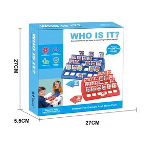Jeu de société interactif en plastique éducatif pour enfants, jeu de mémoire, devinettes, pour les enfants de 5 à 7 ans, jeu de fête en famille, jouet de <span class=keywords><strong>marque</strong></span> XSY, boîte de couleur - Product Image 2