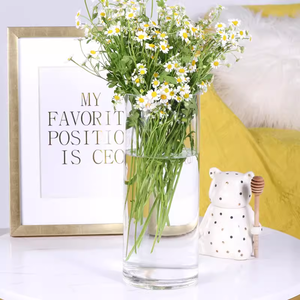 <span class=keywords><strong>Vase</strong></span> <span class=keywords><strong>en</strong></span> <span class=keywords><strong>verre</strong></span> cylindrique transparent géant LUYI, hauteurs 30, 40, 50, 60 cm, diamètres 10, 20, 25, 30 cm, pour mariage, grand modèle droit - Product Image 4