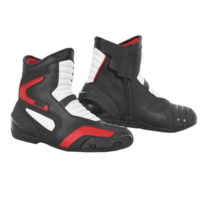 Nouveaux hommes en cuir imperméable de qualité supérieure Design respirant Auto-sport moto course équitation moto vêtements chaussures - Product Image 1