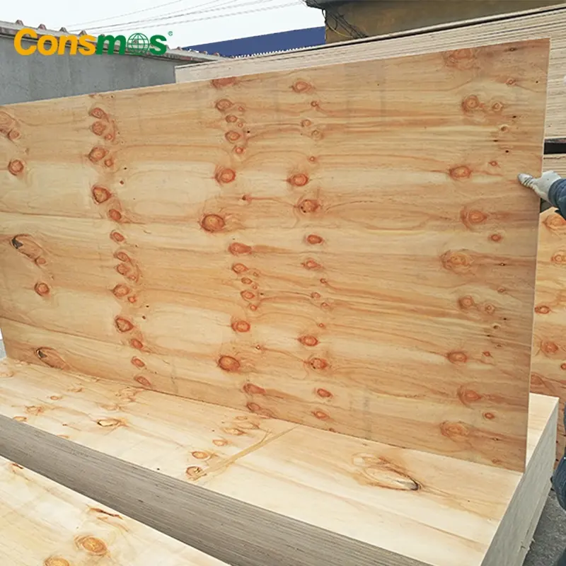 High Quality 5/8 Inch CD Grade Waterproof CDX Pine Shuttering Plywood
