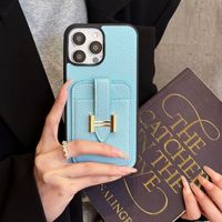 Dyl Luxury Design Étui de téléphone portable en cuir véritable mince antichoc Street Fashion Max avec emplacements pour cartes