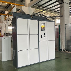 Tùy chỉnh bưu kiện <span class=keywords><strong>Locker</strong></span> với máy quét mã vạch an toàn ổ khóa bấm vào và thu thập nơi công cộng từ xa nền tảng CCTV máy ảnh tùy chọn - Product Image 5