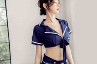 Vente en gros en stock : Tenues de cosplay deux pièces extensibles, tenues de strip-tease exotiques, vêtements de danse sexy, robes de fantaisie