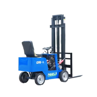 Chariot élévateur électrique simple 800 kg, batterie DC 48V38Ah, commande assise, petit modèle, levage hydraulique, pour restaurant et chargement