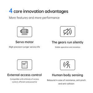 Ouvre-porte automatique pour portail lourd 800 kg, Opérateur de porte battante automatique, Ouvre-portail battant à bras courbé - Product Image 5