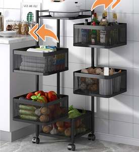 Verf <span class=keywords><strong>2</strong></span> Lagen Roestvrijstalen Voedsel 4 <span class=keywords><strong>Tier</strong></span> Opslag 3 Lagen Metalen Rek Keuken Kar <span class=keywords><strong>Trolley</strong></span> Met Wielen - Product Image 3