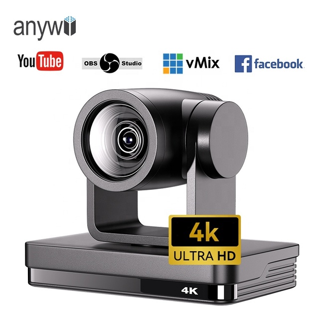 Anywii Church Event Class Room 4k Ptz Ndi Camera Ip Poe Livestream Camera 12x Zoom Sdi Broadcasting 4k Live Streaming