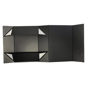 Biểu tượng tùy chỉnh cứng nhắc các tông có thể gập lại đóng cửa giấy đen từ bao bì Hộp quà tặng bao bì - Product Image 5