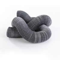 Tuyau flexible en aluminium pour la ventilation de l'air frais HVAC avec isolation thermique