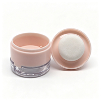 Mini-flacon vide de 4g format poche avec éponge et miroir pour stick de blush ou stick de coloration capillaire