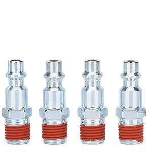 American Standard Male External <b>Thread</b> <b>Insert</b> 1/4 NPT with Adhesive Coating for Pneumatic Parts - Product Image 2