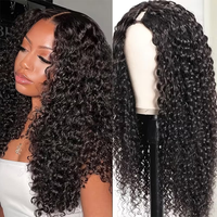 Perruques brésiliennes en cheveux humains 100% naturels, qualité V Part, densité 310%, bouclées afro, pour femmes noires.