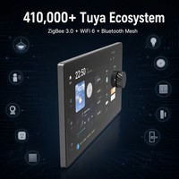 Pantalla de Control Central Inteligente Tuya Smart Home Control con Zigbee Integrado para Pasarelas Wi-Fi, Pantalla Táctil de 10 Pulgadas, App