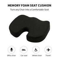 Travailleur de bureau et conducteur de voiture soulagement mousse à mémoire hanche coccyx chaise de bureau coussin de siège longue assise oreillers lombaires et coussins de siège