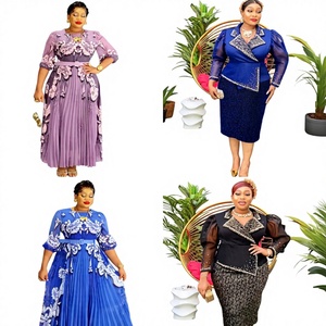 <span class=keywords><strong>Robe</strong></span> longue en mousseline de soie sans col, taille haute, coupe trapèze, avec lacets, pour femmes africaines grandes tailles, écologique, export transfrontalier 2026 - Product Image 1