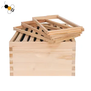 热卖蜂箱Langstroth蜂箱木制深蜜蜂蜂箱