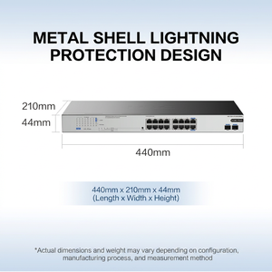 H3C Mini S1218F-HPWR 18 Port Ethernet Network Switch10/100/1000 Suitable for Commercial Chains Hotels <b>PoE</b> Network <b>Switches</b> - Product Image 3