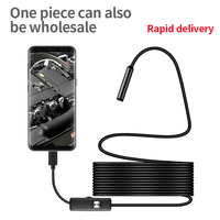 Caméra Endoscopique USB Type-C 3-en-1 pour Voiture, Capteur CMOS 1080P 8mm à Lentille Unique, Étanche IP67, 30fps, Grand Angle 70°, 10m, Cloud