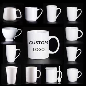 <strong>Mug</strong> Supplier 11 Oz 12 Oz Porcelain <strong>Plain</strong> <strong>White</strong> Custom Logo Sublimation Blank Wholesale Ceramic Cup Tea Coffee Printed <strong>Mugs</strong> - Product Image 1