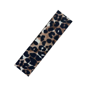 Bandeaux de sport élastiques à motif léopard, bandeaux en coton mélangé, bandeaux de sport anti-transpiration unisexes, bandeaux de course à pied, de yoga - Product Image 4