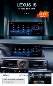 1920*720 Android 13 8core 8 + 128GB cho Lexus là is200 IS250 IS300 IS350 màn hình cảm ứng hiển thị Carplay Android Auto GPS navigation - Product Image 3