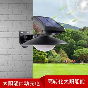 Solar Wall <b>Light</b> Outdoor Integrated Human Body <b>Sensor</b> <b>Led</b> Lighting Square Shape 20 Degree Beam Angle For Courtyard Street Use - Product Image 5