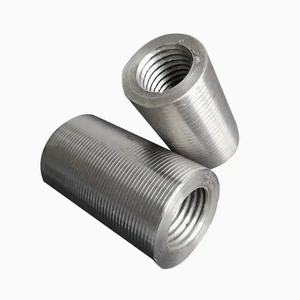 Adto One Touch Carbon Steel Zinc Alloy Rebar Coupler Quick Sleeve Mechanical Splice - Product Image 1