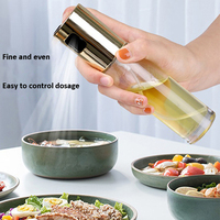 Saucières transparentes en verre à haute teneur en borosilicate pour usage en cuisine-Huile peut vinaigre bouteille presse Type assaisonnement à l'huile de sésame