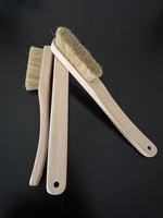 Brosse de nettoyage multifonctionnelle pour escalade, poils naturels denses et durables, adaptée aux murs en roche, aux chaussures et aux manteaux