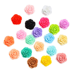 Accessoires de Noël artistiques en résine de camélia rose de 23 mm, colle crème DIY, coque de téléphone portable, broche, <span class=keywords><strong>boucle</strong></span> de chaussure, <span class=keywords><strong>cheveux</strong></span> - Product Image 5