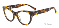 Monture de lunettes œil-de-chat pour femme en acétate, monture épaisse rétro, pour verres correcteurs, lunettes de vue pour dames