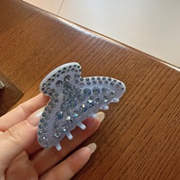 Barrettes à cheveux en acétate de diamant de luxe personnalisées UME, fortement ornées de strass, accessoires pour cheveux scintillants pour femmes