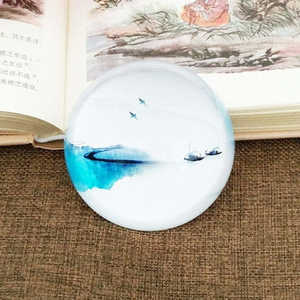 Brilhando meia esfera bola de cristal paperweight cúpula peso de papel de cristal - Product Image 6