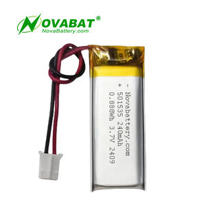 노바 하이 퀄리티 커스터마이징 <span class=keywords><strong>801525</strong></span> 701546 601525 501335 3.7v 240mAh <span class=keywords><strong>lipo</strong></span> 충전식 배터리 IEC62133 BIS CB - Product Image 3
