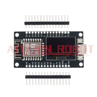 AITEWIN ROBOT NodeMCU ESP8266 Papan Pengembangan SSD1315 Layar OLED 0.96 Inci CH340G ESP-12F Modul WiFi UART/I2C/SPI TYPE-C