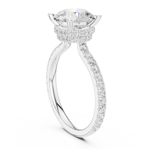 Bague en or avec diamant de laboratoire de luxe pour femmes, en or 10Kt, 14Kt, 18Kt, 22Kt, élégante, bijou de mariage, cadeau - Product Image 3