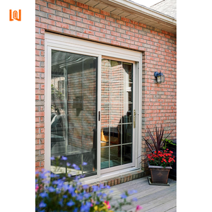 Vente en gros Portes modernes en plastique vinyle en vrac Portes coulissantes extérieures en verre pour patio Maisons résidentielles Portes en <span class=keywords><strong>PVC</strong></span> UPVC - Product Image 1
