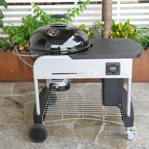 Barbecue au charbon <span class=keywords><strong>de</strong></span> bois commercial multifonctionnel <span class=keywords><strong>de</strong></span> luxe 22,5 pouces, chariot barbecue, barbecue extérieur, cuisinière <span class=keywords><strong>de</strong></span> camping - Product Image 3