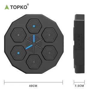 TOPKO Home Fitness Music Boxing Target per adulti sport antistress illuminata macchina da allenamento per boxe musica intelligente